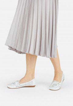 Женские мокасины с перфорацией Rieker L6396-80