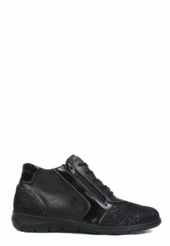 Женские ботинки черные Suave Oxford 6601M черн