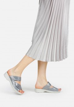 Летние женские сабо нубуковые Caprice 9-9-27252-24-929