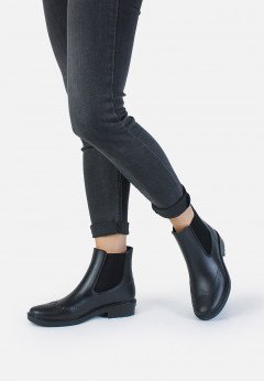 Модные женские резиновые ботинки-челси Mon Ami M*RNC-037_Black