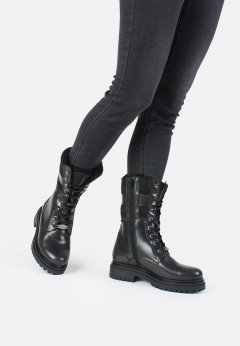 Женские высокие ботинки серые Dockers 22695 A графит
