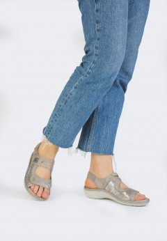 Женские сандалии бежевые Remonte D7647-92