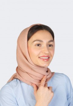 Женская косынка K-C KCN 11321 пепел розы