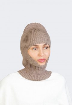 Женская балаклава K-C KHW 10621 A капучино