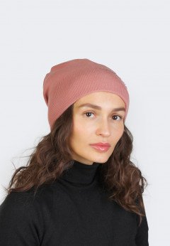 Женская шапка K-C HOHW F 19120 1A пудра