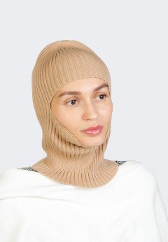 Женская балаклава K-C KHW 10621 A кэмел
