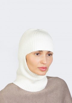 Женская балаклава K-C KHW 10621 A молоко