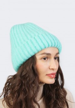 Женская шапка K-C KHW 02121 1A бирюза