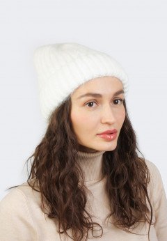 Женская шапка K-C KHW 02121 1A молоко