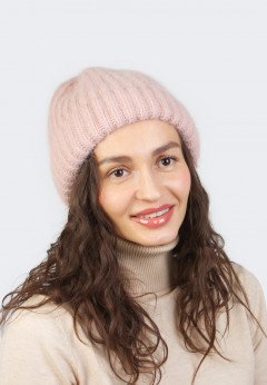 Женская шапка K-C KHW 02121 1A пудра