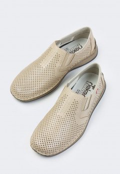 Мужские светлые туфли Rieker 05297-60