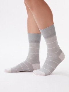 Мужские удлиненные носки Philippe Matignon PHM Campo silver