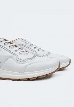 Мужские кроссовки Clays 1-0173 (3149 бел/сер)