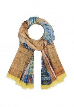 Женский палантин Mellizos S8-11Y 558 Yellow