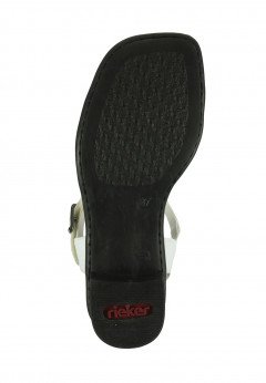 Женские босоножки белые Rieker 62676-80