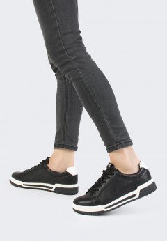 Женские кеды черные Caprice 9-9-23717-28-021