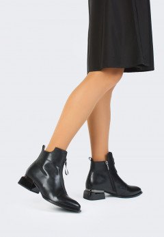 Женские ботильоны осенние кожаные Baden MH697-010