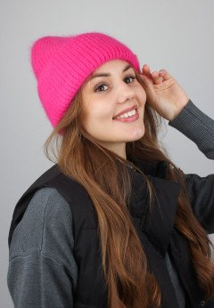 Женская шапка K-C HOHW 09121 1A малина