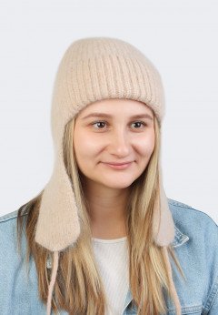 Женская шапка K-C HOHW F 21222 1A карамель