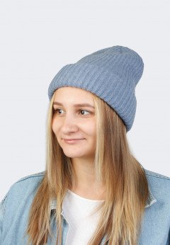 Женская шапка K-C HW 134122 2A джинс