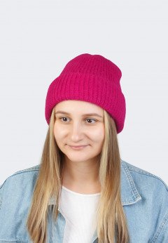 Женская шапка K-C HW 19622 2A фуксия