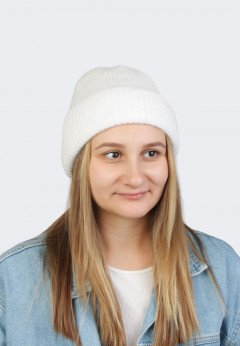 Женская шапка K-C HOHW 19622 2A молоко