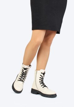 Женские высокие ботинки на тракторной подошве Rieker Z9122-60