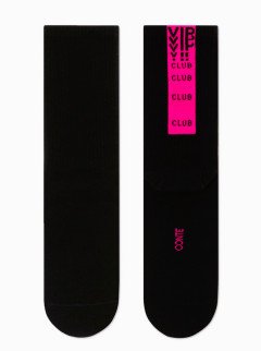 Женские удлиненные носки Conte 20С-20СП 433 черн/розов