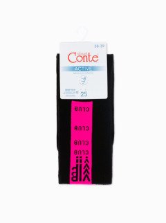 Женские носки Conte 20С-20СП 433 черн/розов