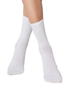 Женские удлиненные носки Conte 20С-20СП 433 бел/зелен