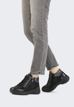 Женские ботинки Suave York 15505GM черн