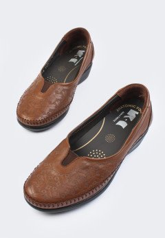 Коричневые женские туфли K-C 1012-CAMEL