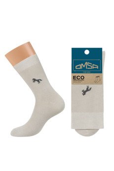 Мужские удлиненные носки OMSA ECO 405 grigio chiaro