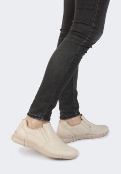 Женские полуботинки бежевые Rieker N2155-60
