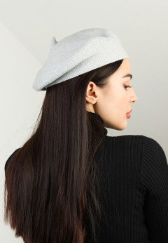 Женский берет K-C HOHW 03423 1S серебро