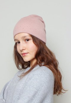 Женская шапка K-C HW 040421 1SV пудра