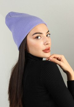 Женская шапка K-C HOHU 01723 2S лаванда