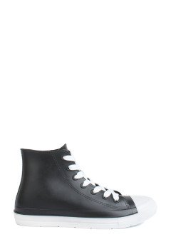 Женские резиновые кеды Mon Ami M*RZ-K-03_Black/White
