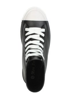 Женские резиновые кеды Mon Ami M*RZ-K-03_Black/White