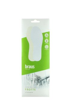 Стелька для обуви (р 35/46) Braus 1020 BRAUS стельки Frotte