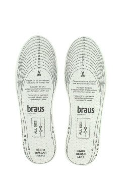 Стелька для обуви (р 35/46) Braus 1020 BRAUS стельки Frotte