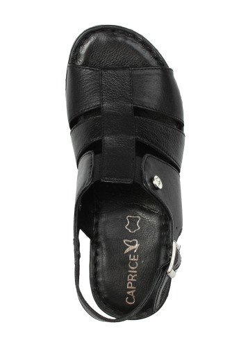 Caprice best sale black sandals