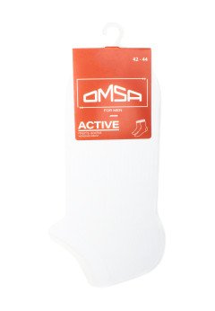 Мужские носки укороченные OMSA 119 ACTIVE бел