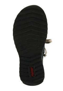 Женские укороченные ботинки синие Rieker 51523-14