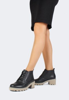 Женские ботильоны осенние кожаные Remonte D0A76-01