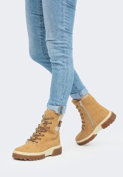 Женские ботинки из нубука Rieker X8621-20