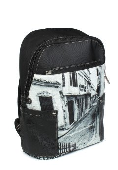 Мужской рюкзак K-C 8026 Леонардо Ч/Б улица