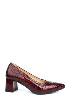Женские лодочки Bonty лаковые 1063-bordo-kamien