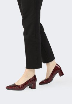 Женские туфли-лодочки Bonty 1063-bordo-kamien