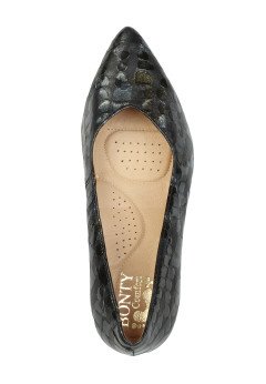 Женские лодочки Bonty кожаные 1148-multi-krokodyl
